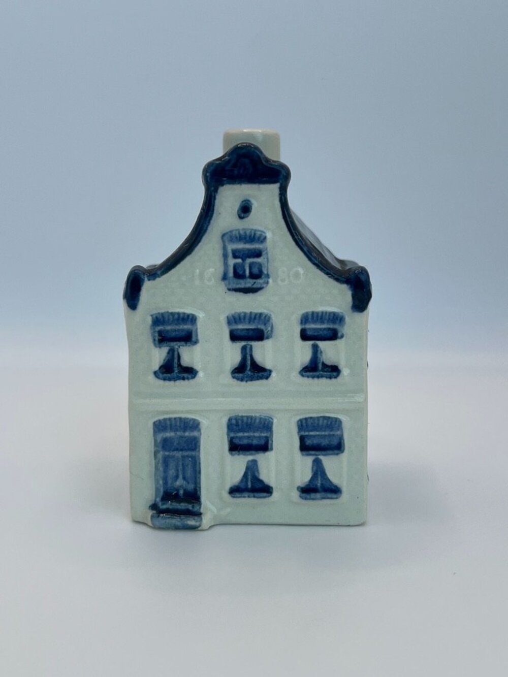 **VINTAGE** KLM Delft Blue House Ashtray #5 - Rare "Ashcan"
